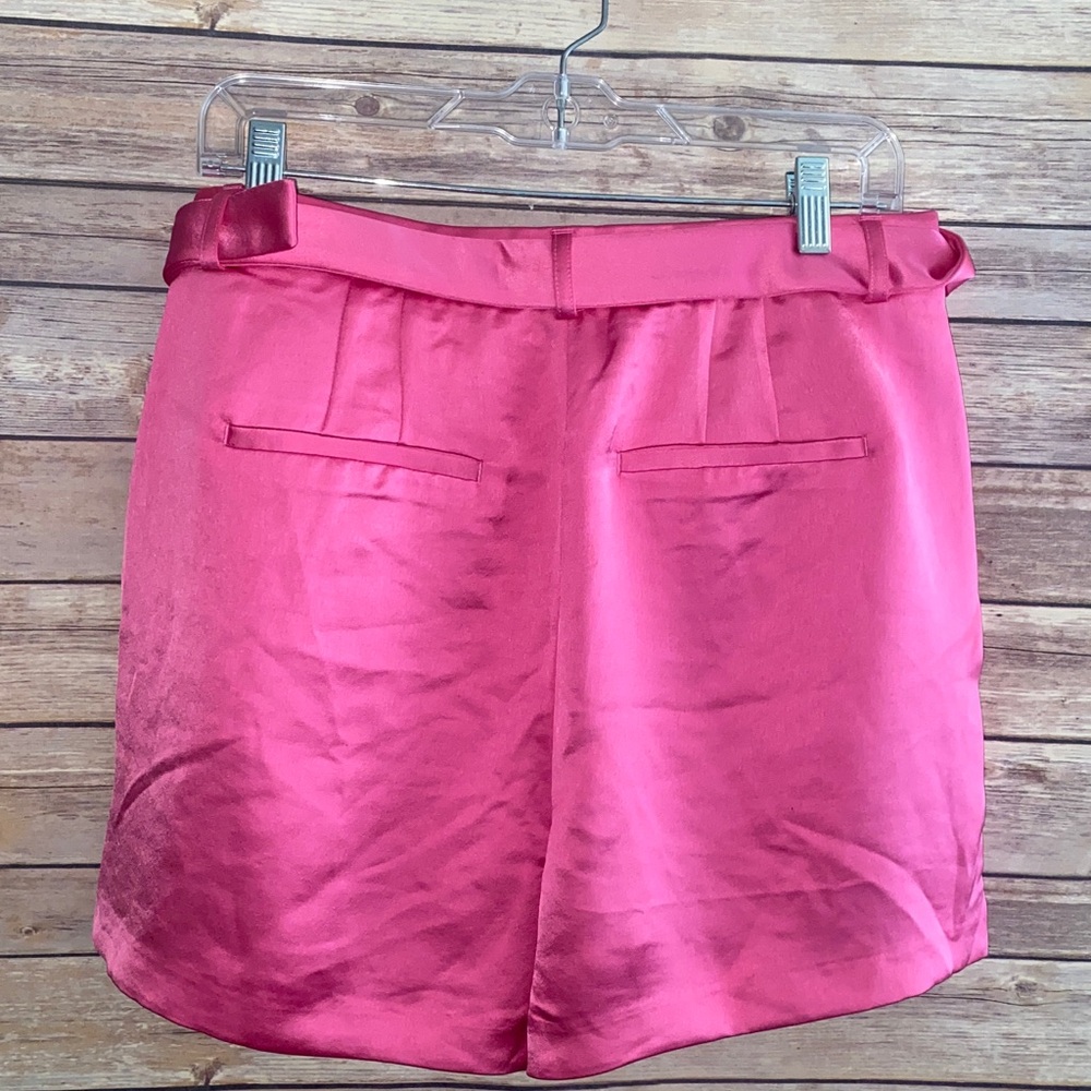 NWT Express Satin Shorts With Belt Size 10 - Picture 3 of 8